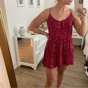 Showpo red floral sundress